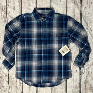 Smiths Workwear Plaid Flannel New Rancher Cowboy Construction Shirt Mens